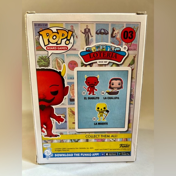 Loteria El Diablito glow in the dark PX exclusive Funko Pop - Picture 3 of 6